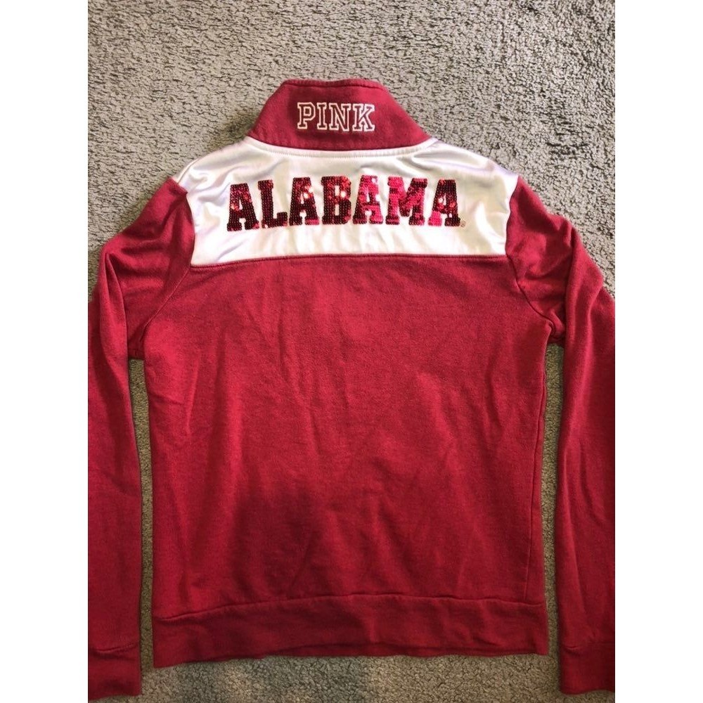 VS Pink Alabama Bling Half Zip